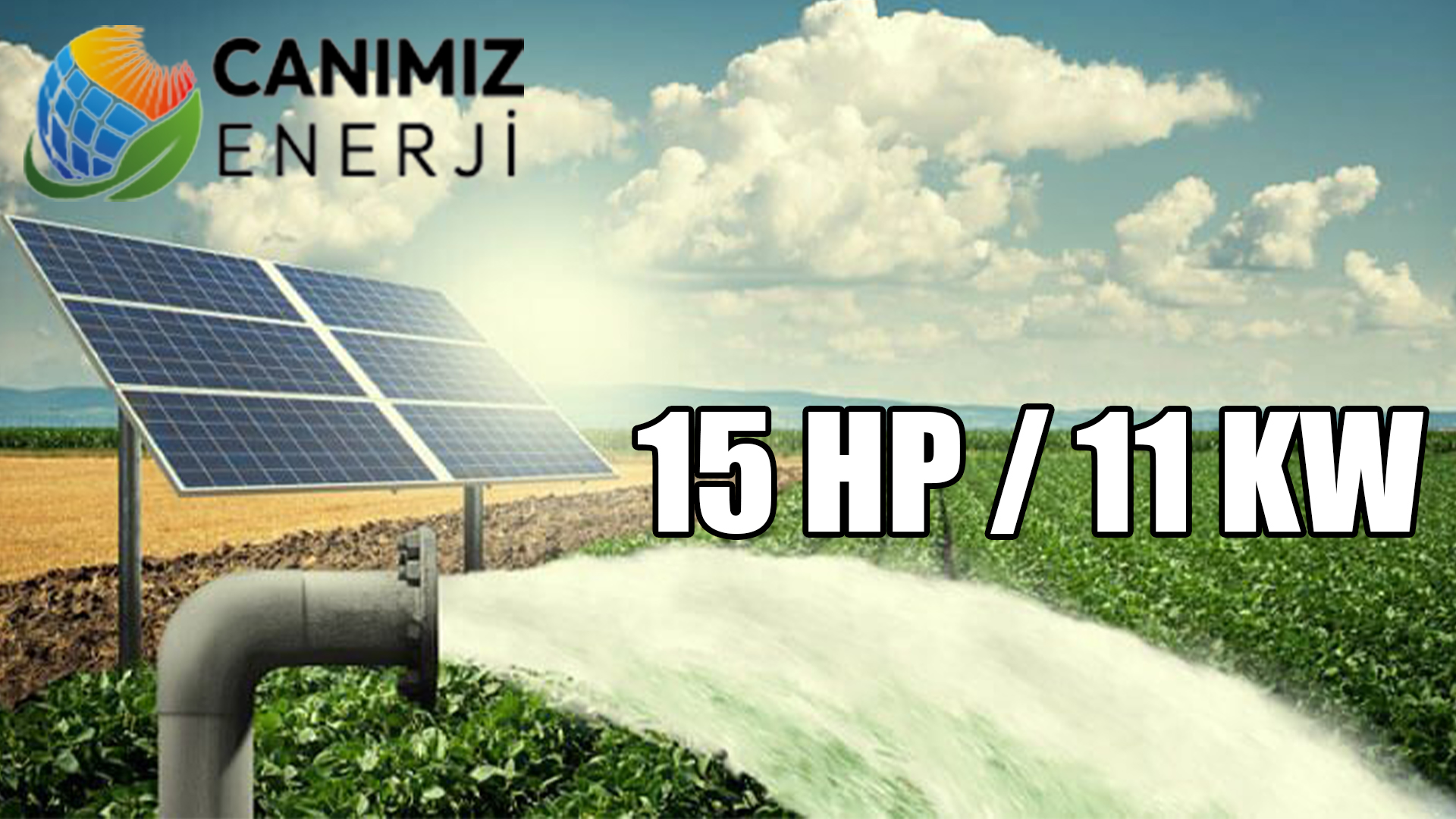 15 HP / 11 KW Tarımsal Sulama Paketi