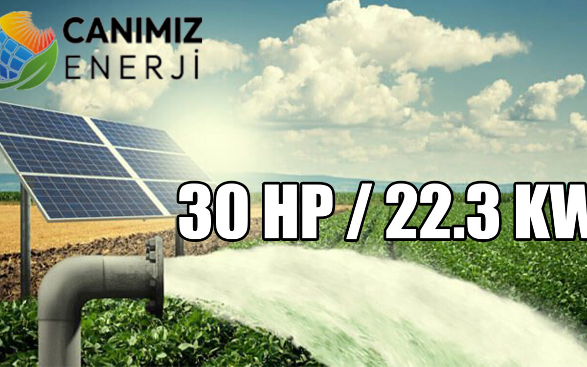 30 HP / 22.3 KW Tarımsal Sulama Paketi